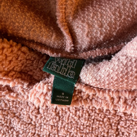 Wild Fable Cropped Teddy Hoodie - Picture 2 of 2